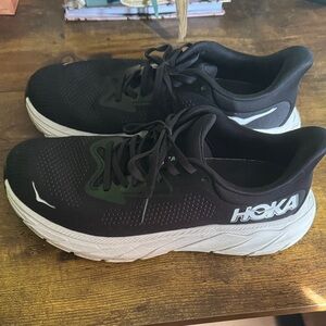 Hoka Women’s Black and White Athletic Shoes